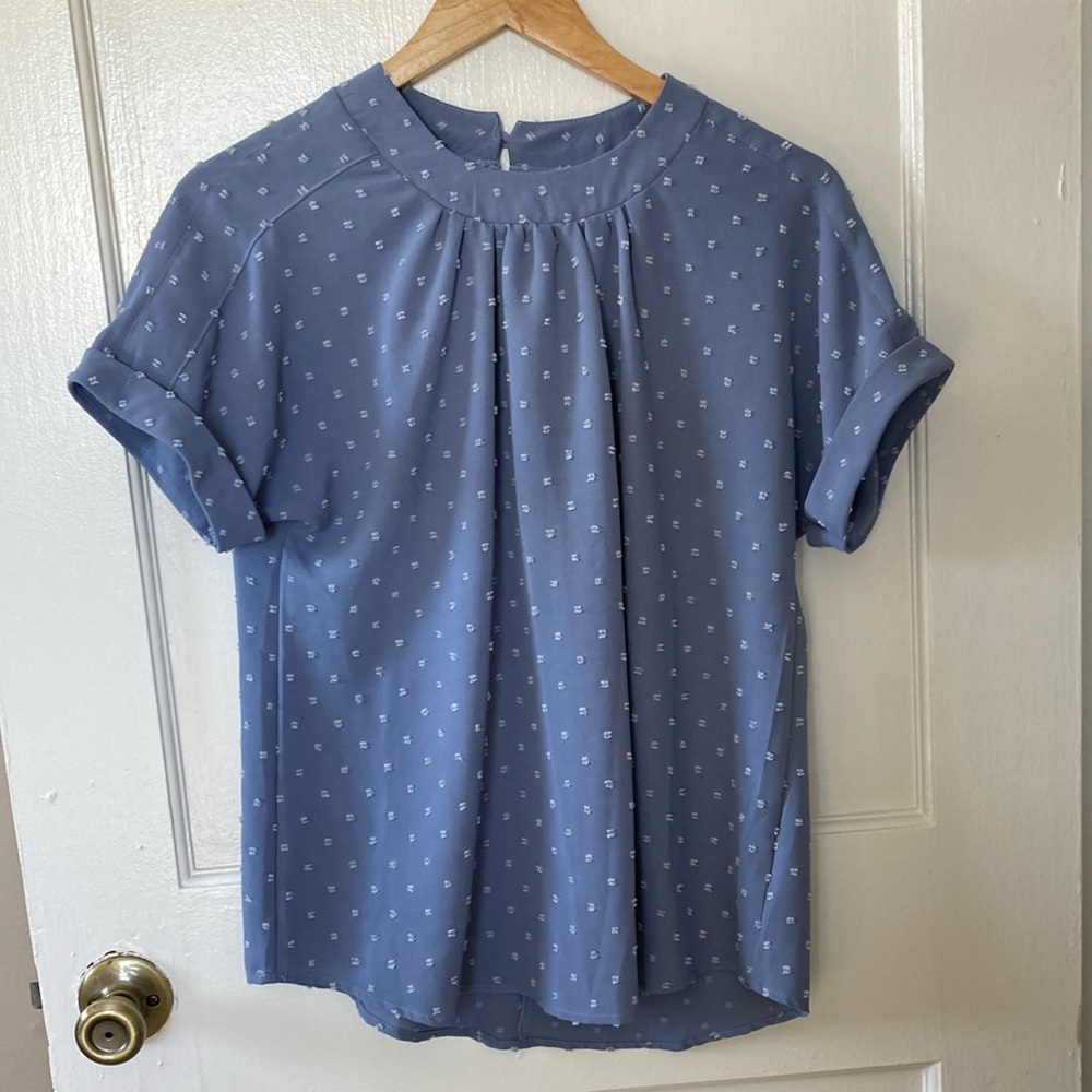 SHEIN Women’s Small Short Sleeve Textured Blouse
